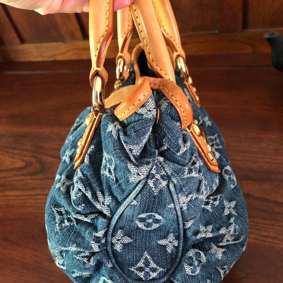 Louis Vuitton pleaty denim bag - Picture 4 of 6